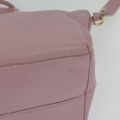 Salvatore Ferragamo Gancini Tote Leather, PINK, LEATHER, Tote bag