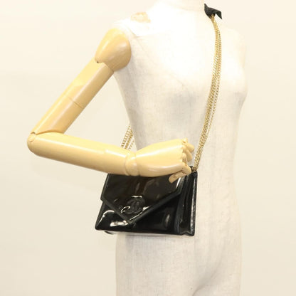 Chanel CC Envelope Flap Crossbody Patent leather, BLACK, PATENT_LEATHER, Clutche & pouche