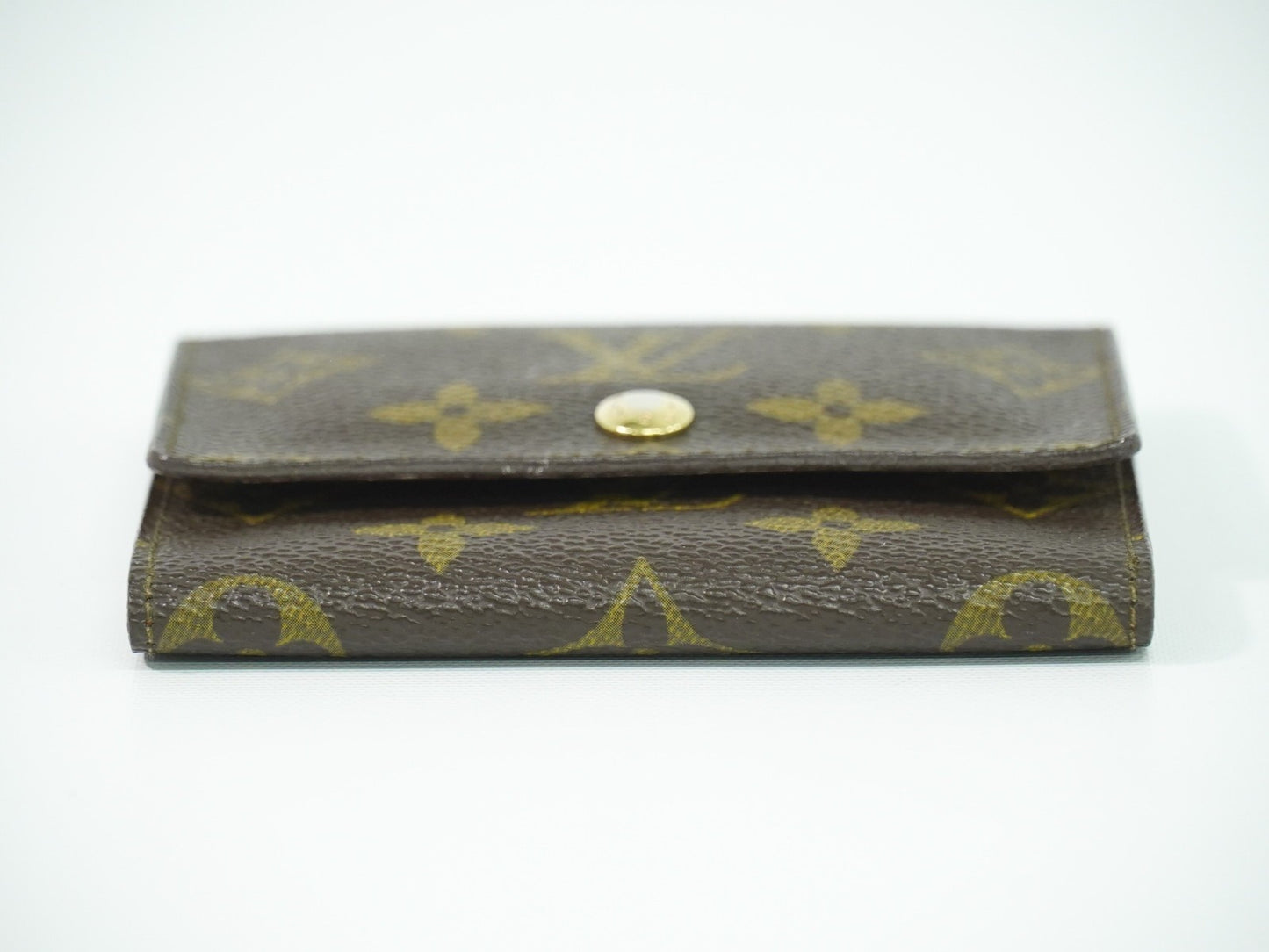 Louis Vuitton Porte Tresor Etui Papiers Wallet Monogram Canvas, BROWN, CANVAS, Card Holders