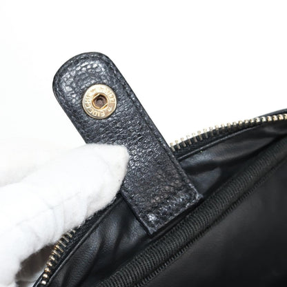 Chanel Vintage Timeless Zip Around Vanity Case Caviar, Black, Leather, Clutch