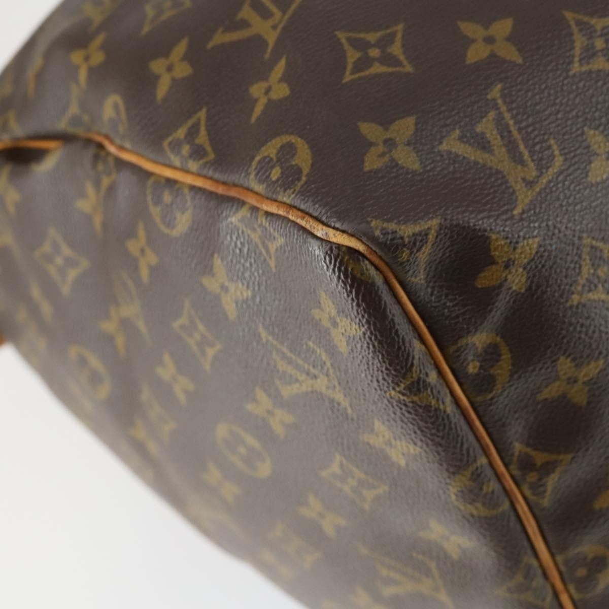 Louis Vuitton Keepall Bag Monogram Canvas, BROWN, CANVAS, Travel bag