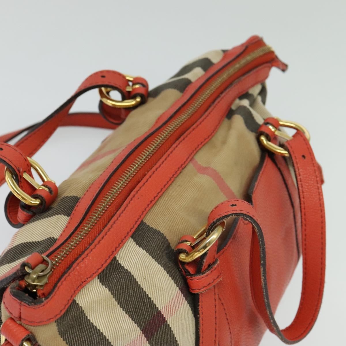 Burberry Bridle House Salisbury Tote Nova Check Canvas, BEIGE, CANVAS, Tote bag