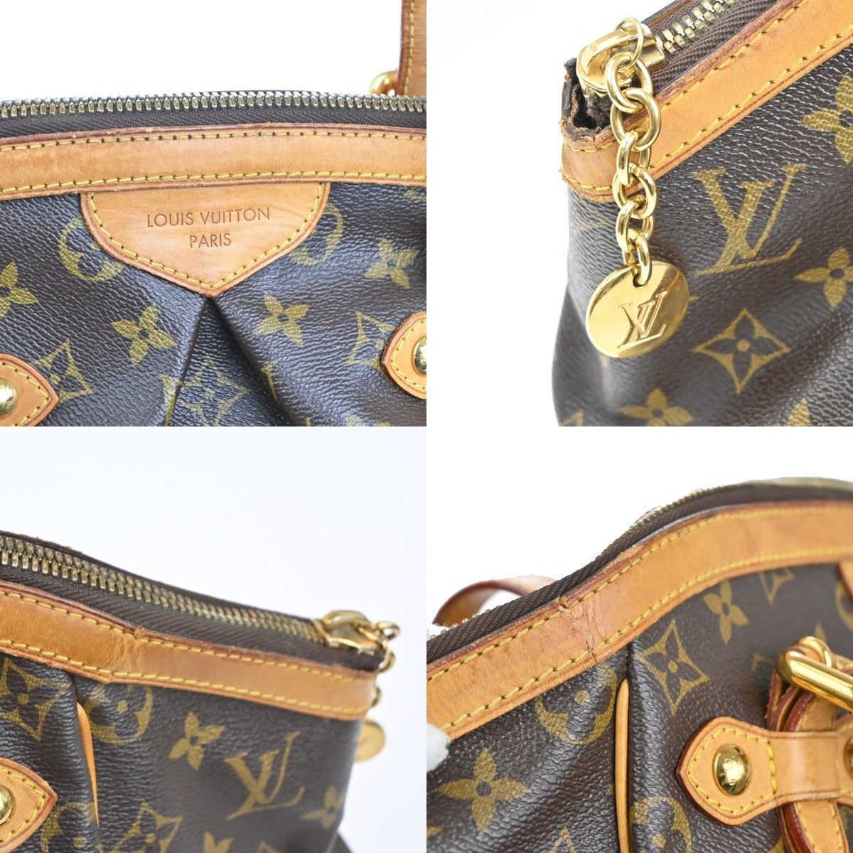 Louis Vuitton Tivoli Handbag Monogram Canvas, BROWN, CANVAS, Shoulder bag