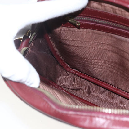 cartier Must de Cartier Shoulder Bag Leather, BURGUNDY, LEATHER, Shoulder bag