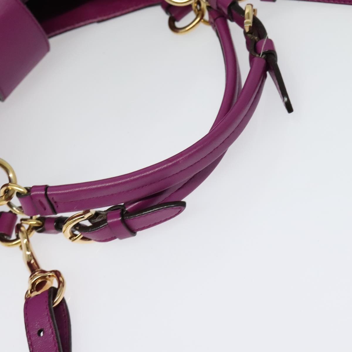 Salvatore Ferragamo Annabell Tote Leather, PURPLE, LEATHER, Handbag