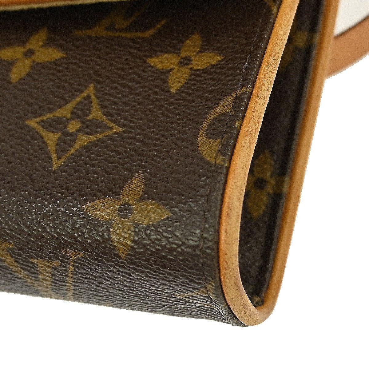 Louis Vuitton Florentine Waist Bag Monogram Canvas, BROWN, CANVAS, Clutche & pouche