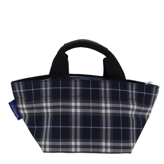Burberry Nova Check Tote Nylon, NAVY, NYLON, Tote bag