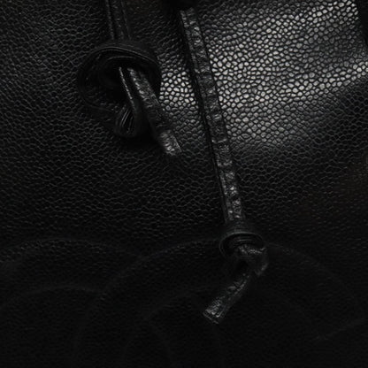 Chanel Vintage CC Dome Bag Caviar, Black, Calfskin, Handbag