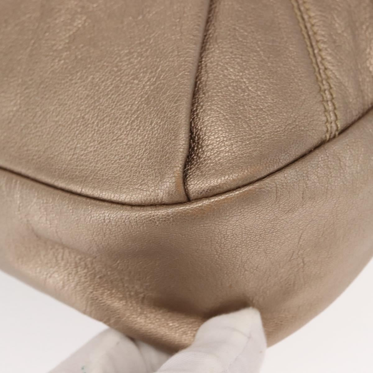 Salvatore Ferragamo Miss Vara Hobo Leather, GOLD, LEATHER, Handbag