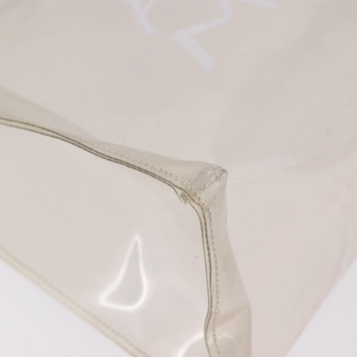 Hermes Kelly Handbag Vinyl, Clear, Plastic, Handbag