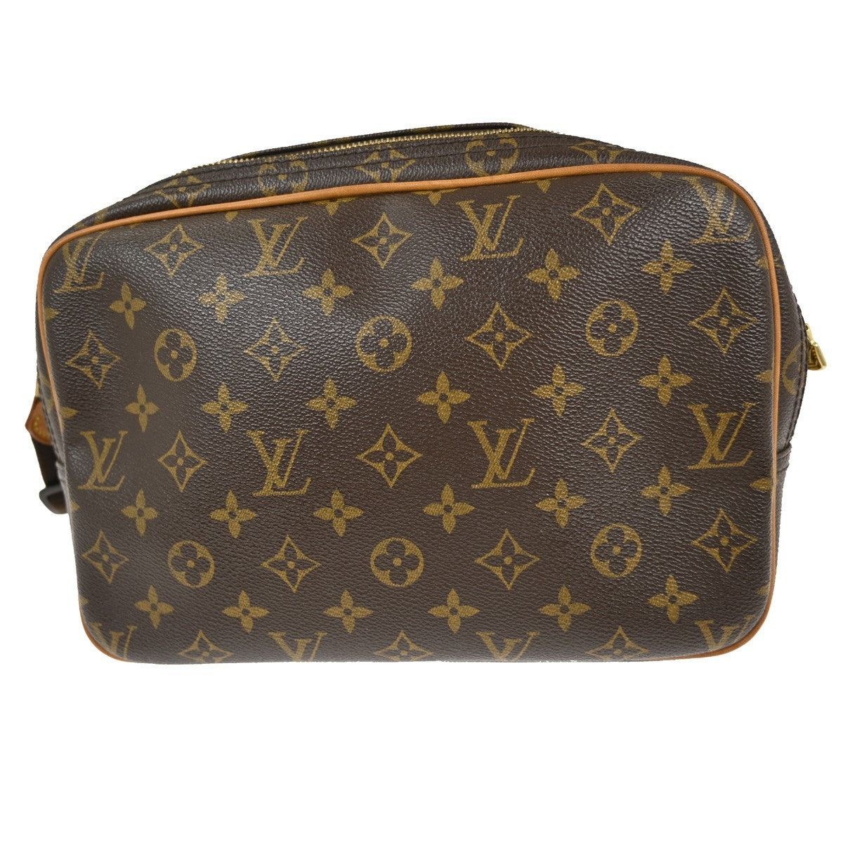 Louis Vuitton Reporter Bag Monogram Canvas, BROWN, CANVAS, Shoulder bag