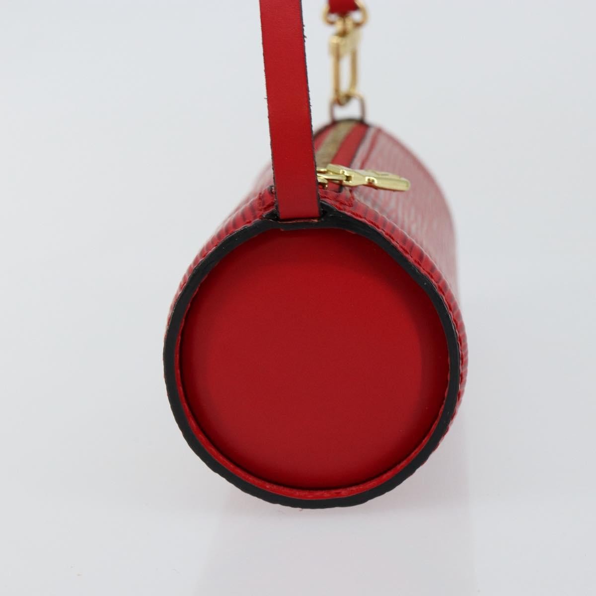 Louis Vuitton Soufflot Pochette Epi Leather, RED, LEATHER, Clutche & pouche