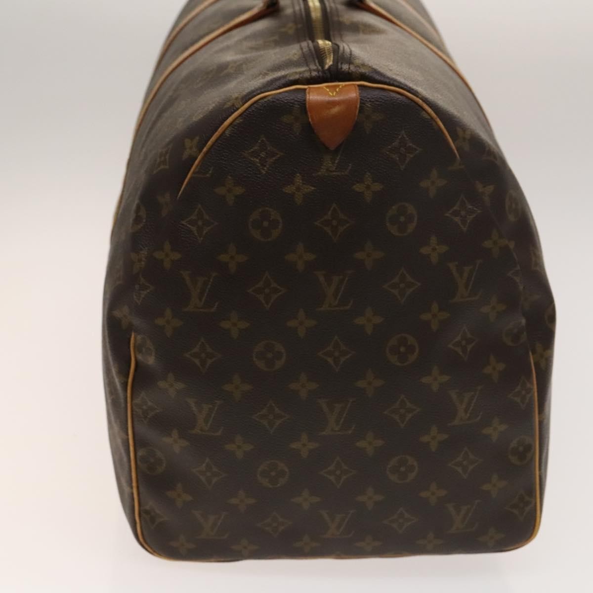 Louis Vuitton Keepall Bag Monogram Canvas, BROWN, CANVAS, Travel bag