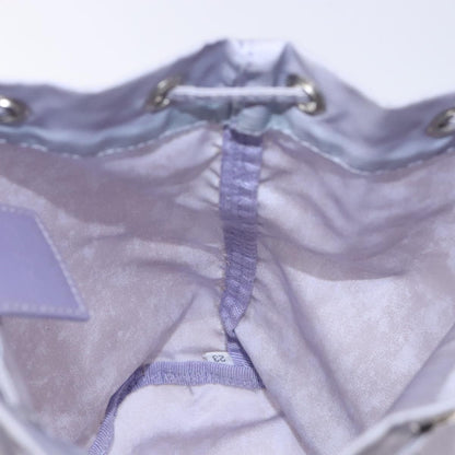 Prada Vela Drawstring Bucket Pouch Tessuto, Purple, Nylon, Clutch