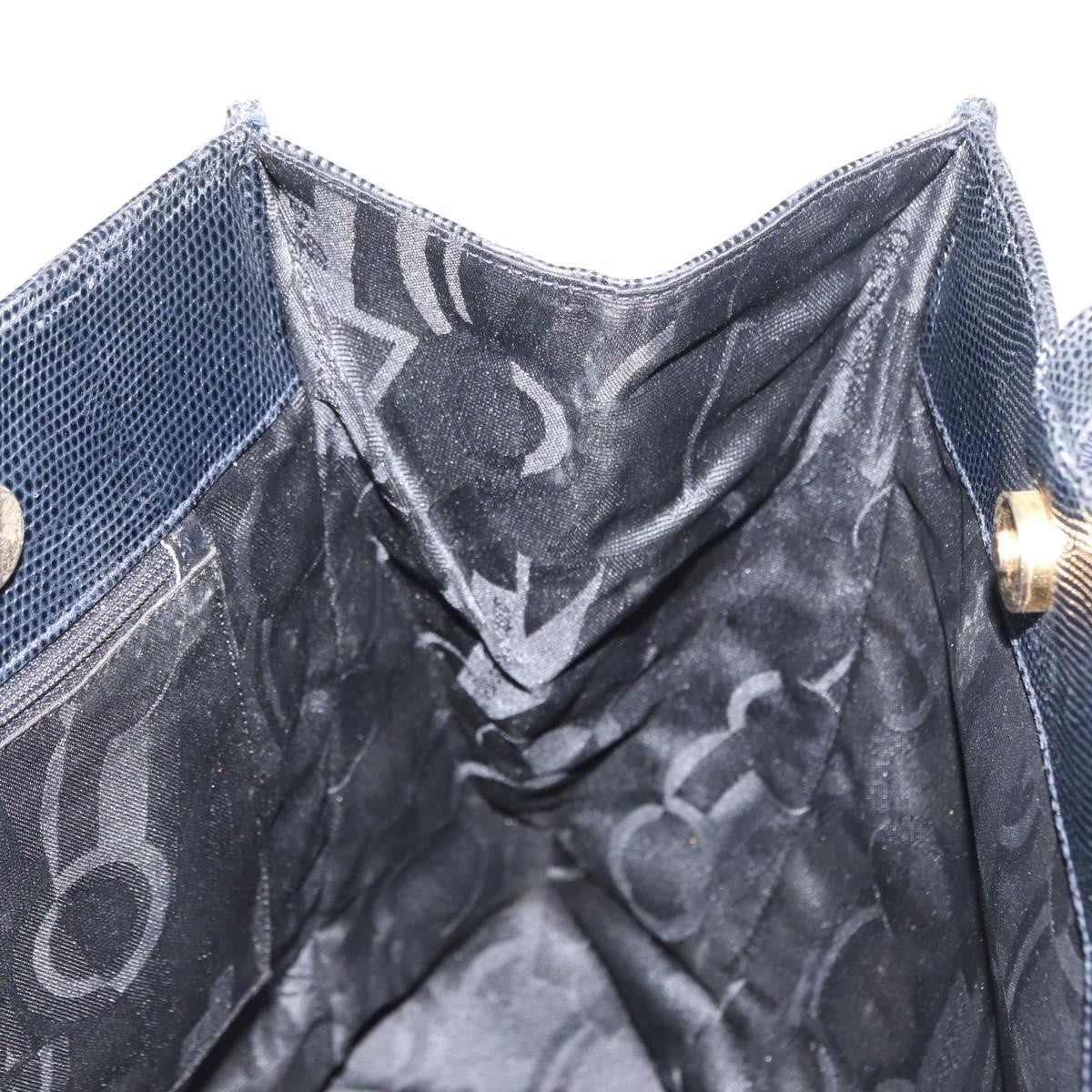 Salvatore Ferragamo Vala tote Leather, NAVY, LEATHER, Tote bag