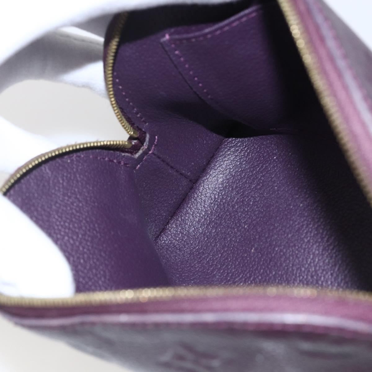 Louis Vuitton Cosmetic Pouch Monogram Empreinte Leather, BURGUNDY, LEATHER, Clutche & pouche