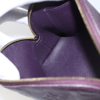 Louis Vuitton Cosmetic Pouch Monogram Empreinte Leather, BURGUNDY, LEATHER, Clutche & pouche