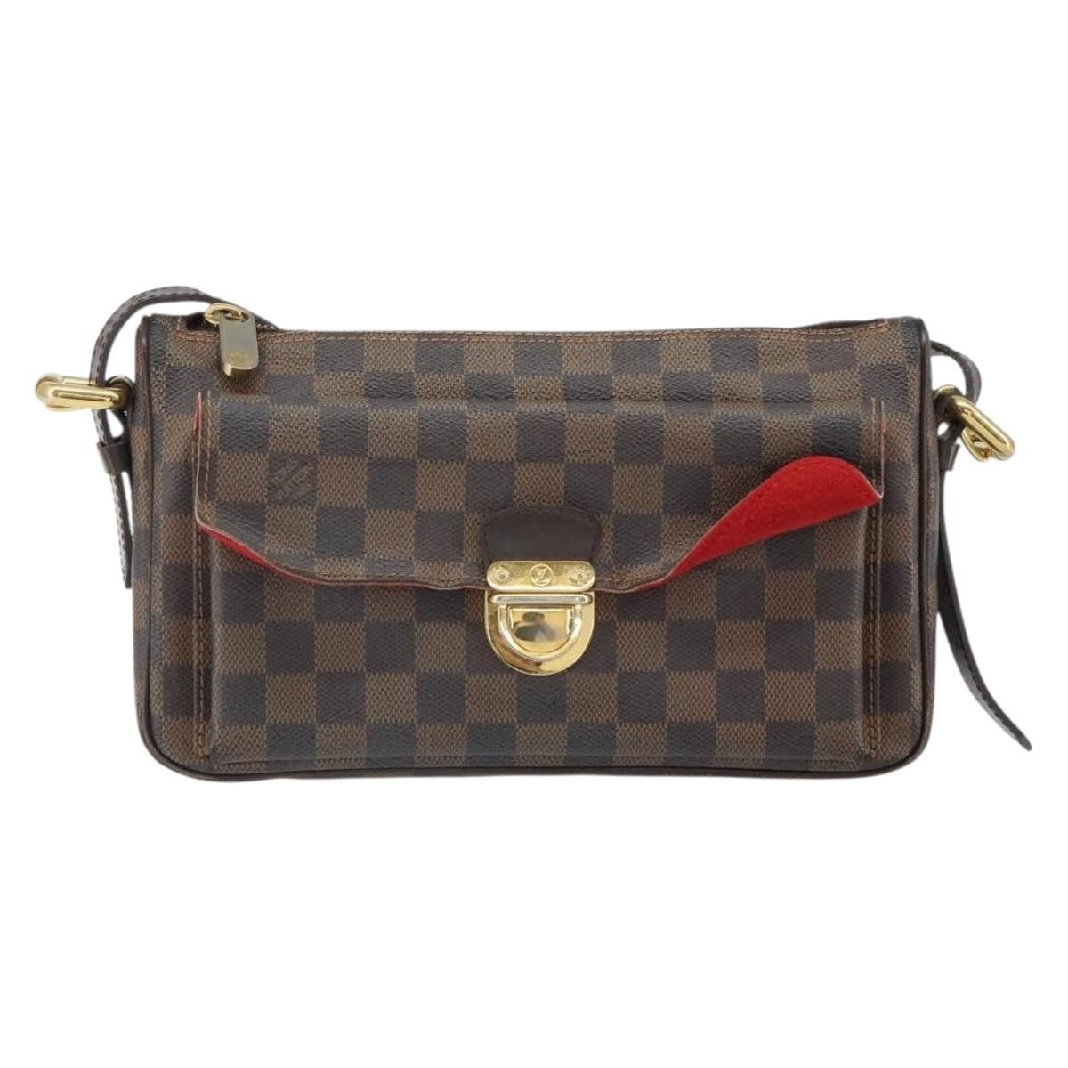 Louis Vuitton Ravello Handbag Damier, BROWN, CANVAS, Shoulder bag