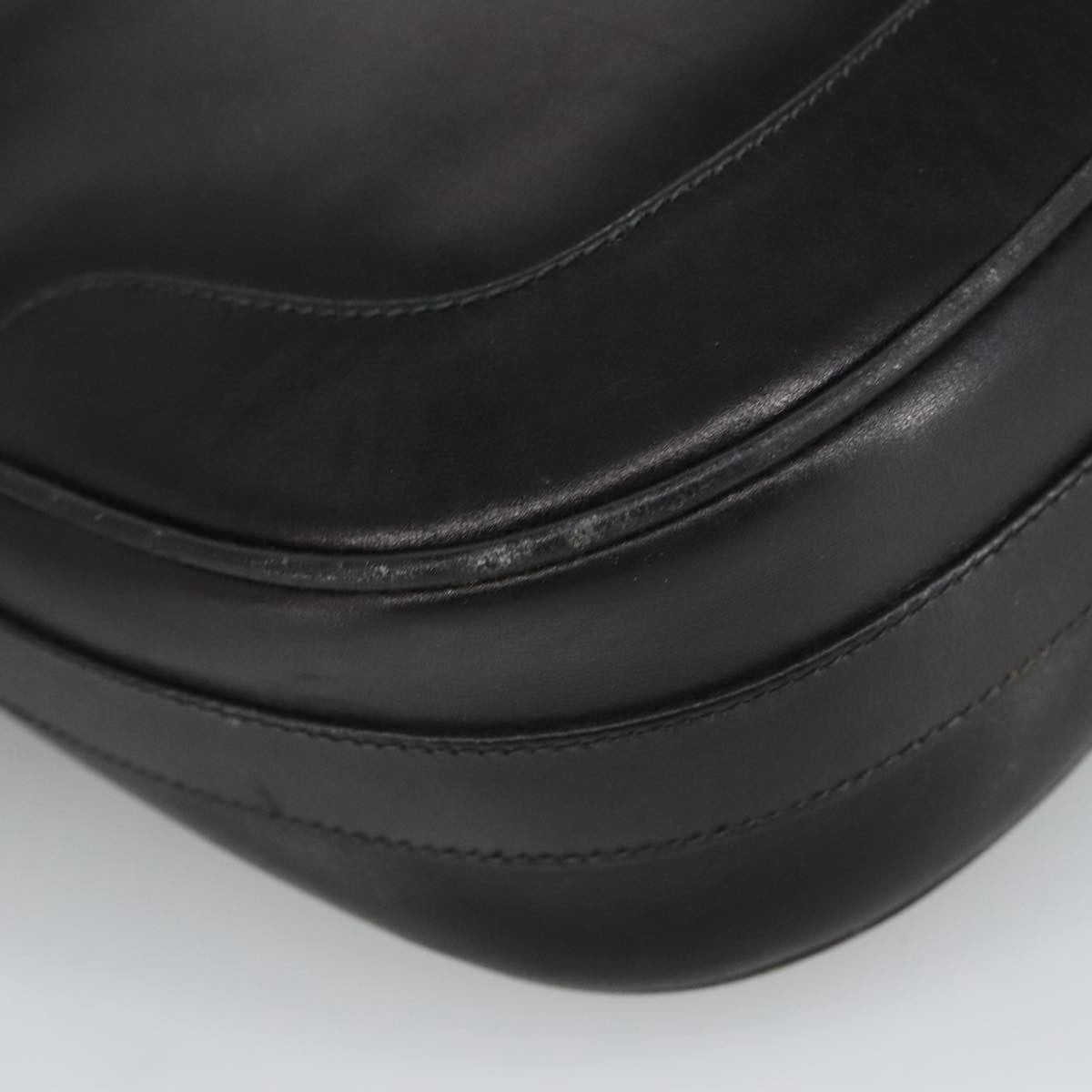 Gucci Vintage Shoulder Bag Leather, BLACK, LEATHER, Shoulder bag