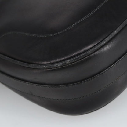 Gucci Vintage Shoulder Bag Leather, BLACK, LEATHER, Shoulder bag
