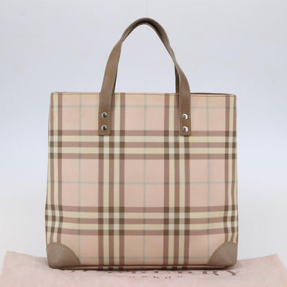 Burberry Nova Check Tote canvas check pattern, PINK, CANVAS, Tote bag