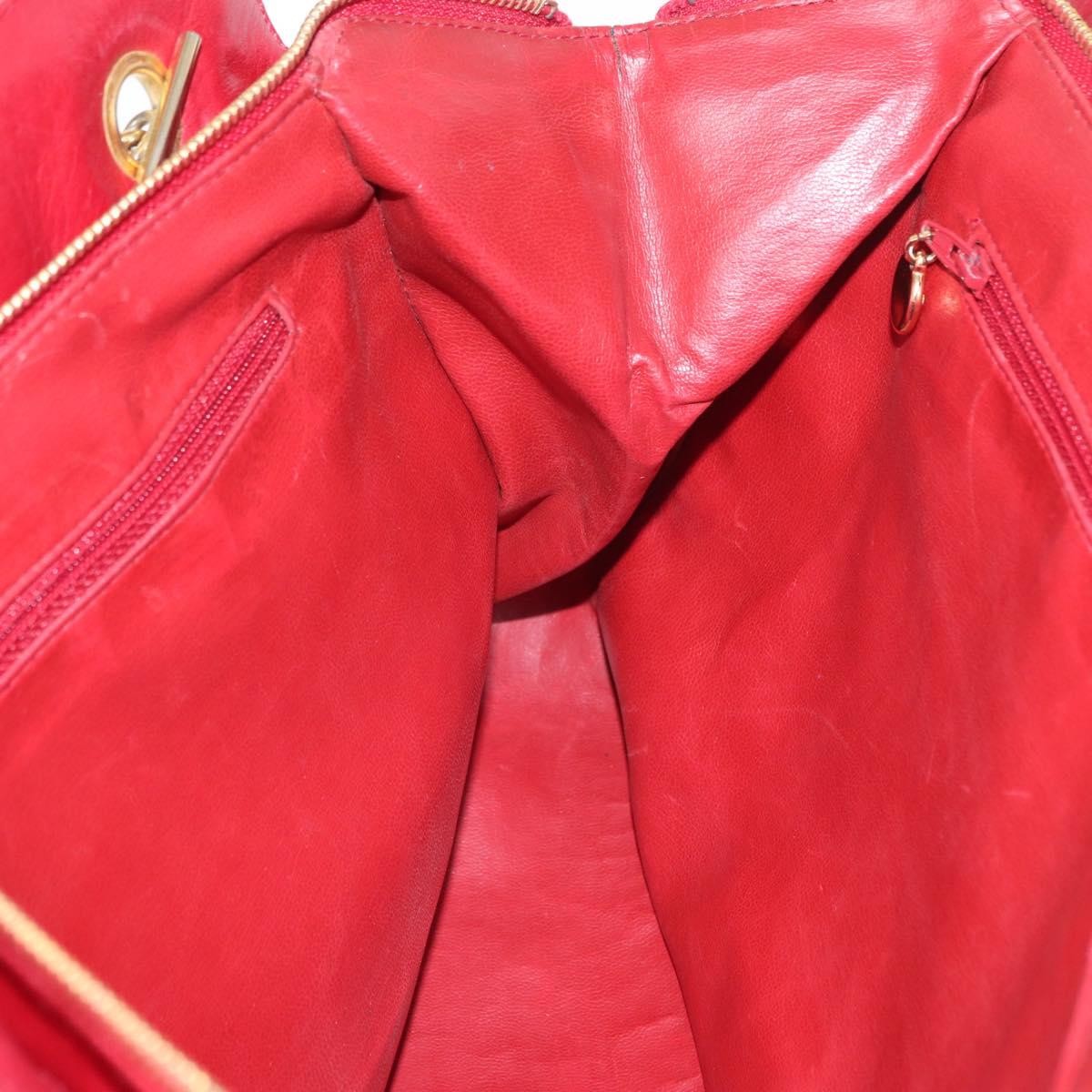Chanel Chanel Bicolor Shoulder Bag Red/Navy leather bicolore, NAVY, LEATHER, Shoulder bag
