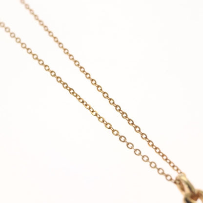 Christian Dior Vintage CD Pendant Necklace Metal with Crystals, GOLD, METAL, Necklace
