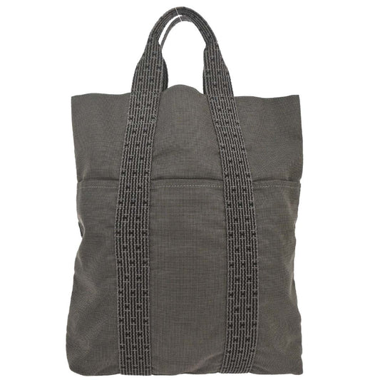 Hermes Fourre-tout Herline Fourre-tout Herline, Gray, Canvas, Tote Bag