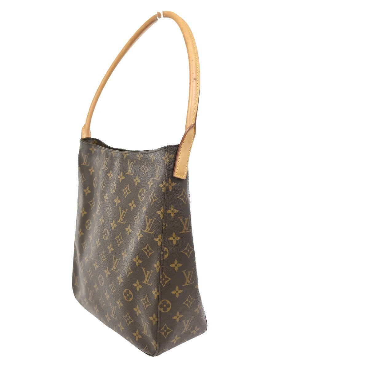 Louis Vuitton Looping Handbag Monogram Canvas, BROWN, CANVAS, Shoulder bag