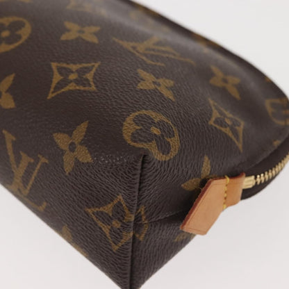 Louis Vuitton Cosmetic Pouch Monogram Canvas, BROWN, CANVAS, Clutche & pouche