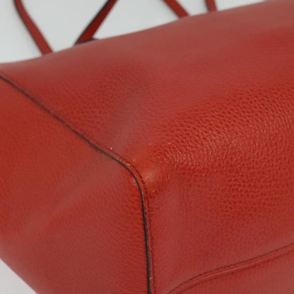 Gucci Swing Tote Leather, RED, LEATHER, Tote bag