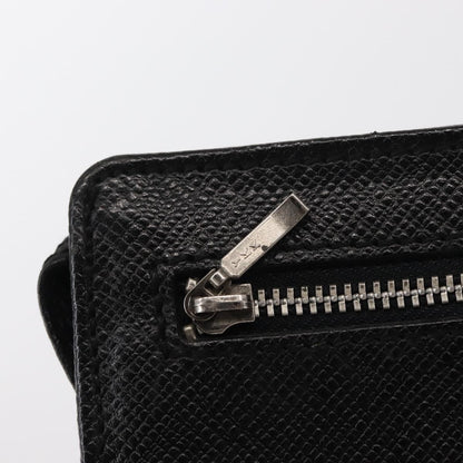 Valentino Garavani Pochette Leather, BLACK, LEATHER, Clutche & pouche