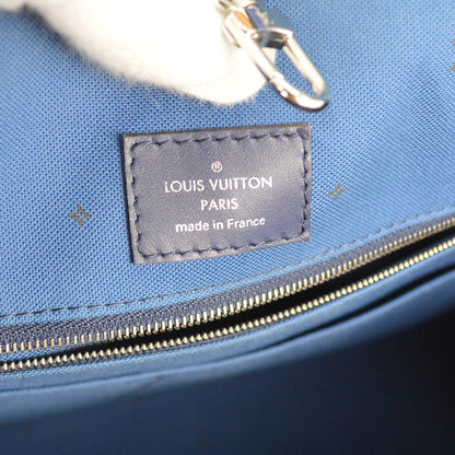 Louis Vuitton OnTheGo Tote Limited Edition Escale Monogram Giant, BLUE, CANVAS, Tote bag