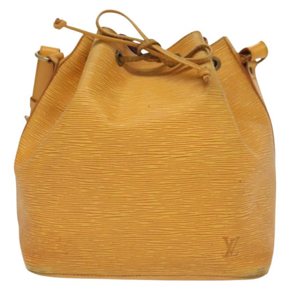 Louis Vuitton Petit Noe Handbag Epi Leather, YELLOW, LEATHER, Handbag