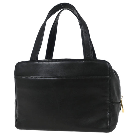 Loewe Anagram handbag Leather, BLACK, LEATHER, Handbag