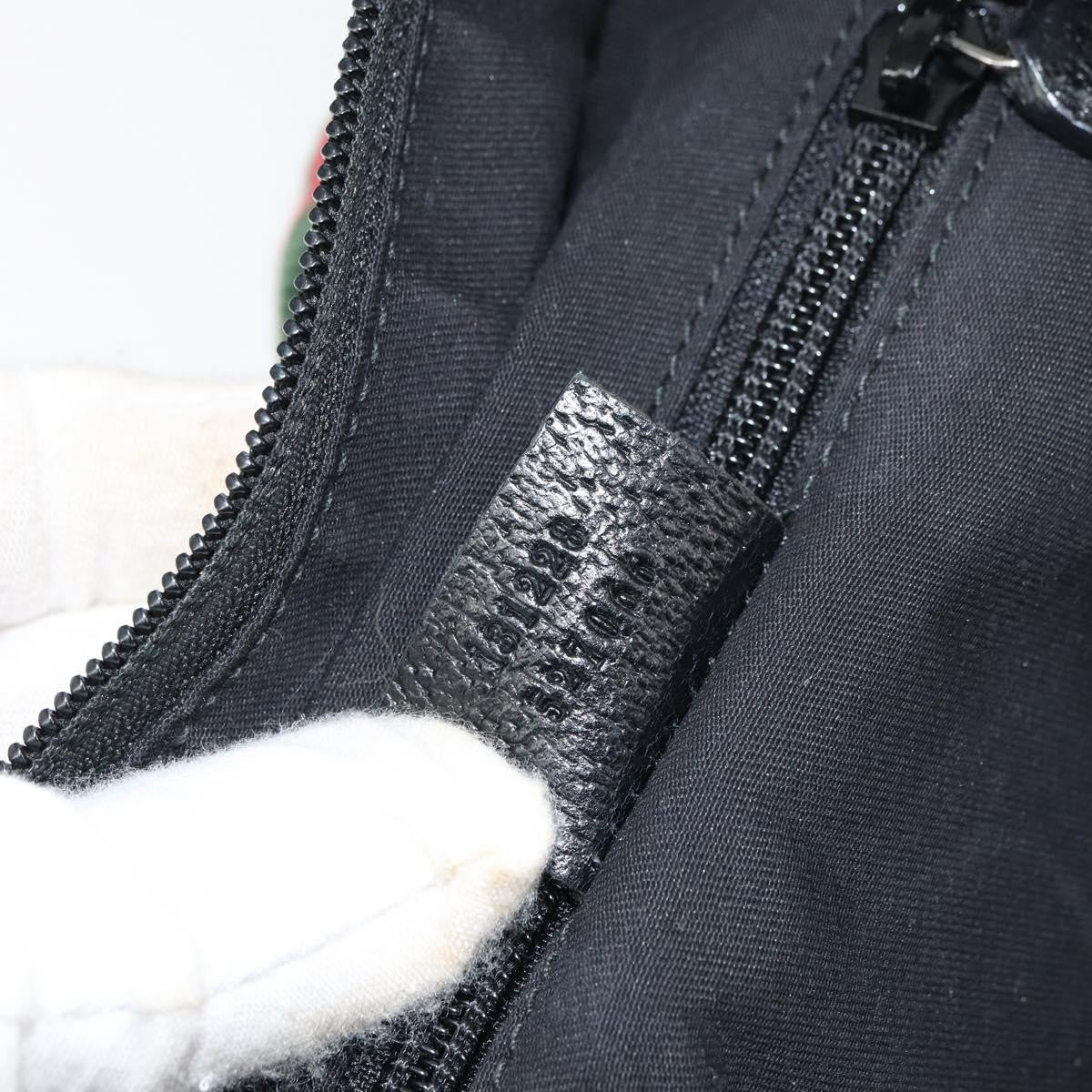 Gucci Web Zip Tote GG Canvas, BLACK, CANVAS, Tote bag
