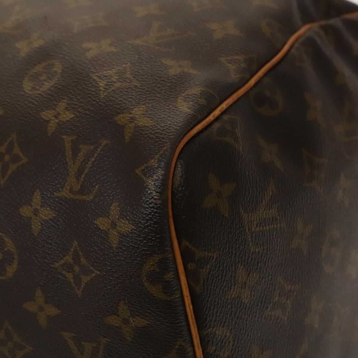 Louis Vuitton Keepall Bag Monogram Canvas, BROWN, CANVAS, Travel bag
