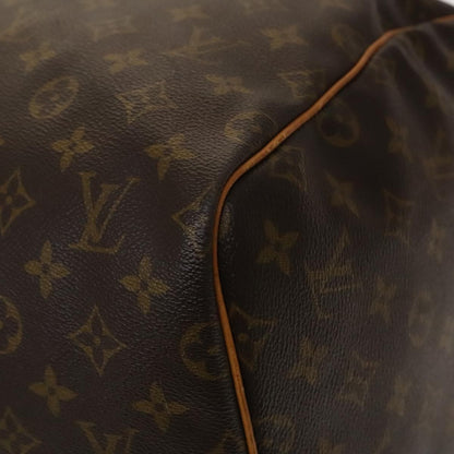 Louis Vuitton Keepall Bag Monogram Canvas, BROWN, CANVAS, Travel bag
