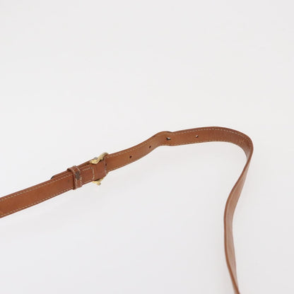 Celine Vintage Macadam Shoulder Bag Canvas, BROWN, CANVAS, Shoulder bag