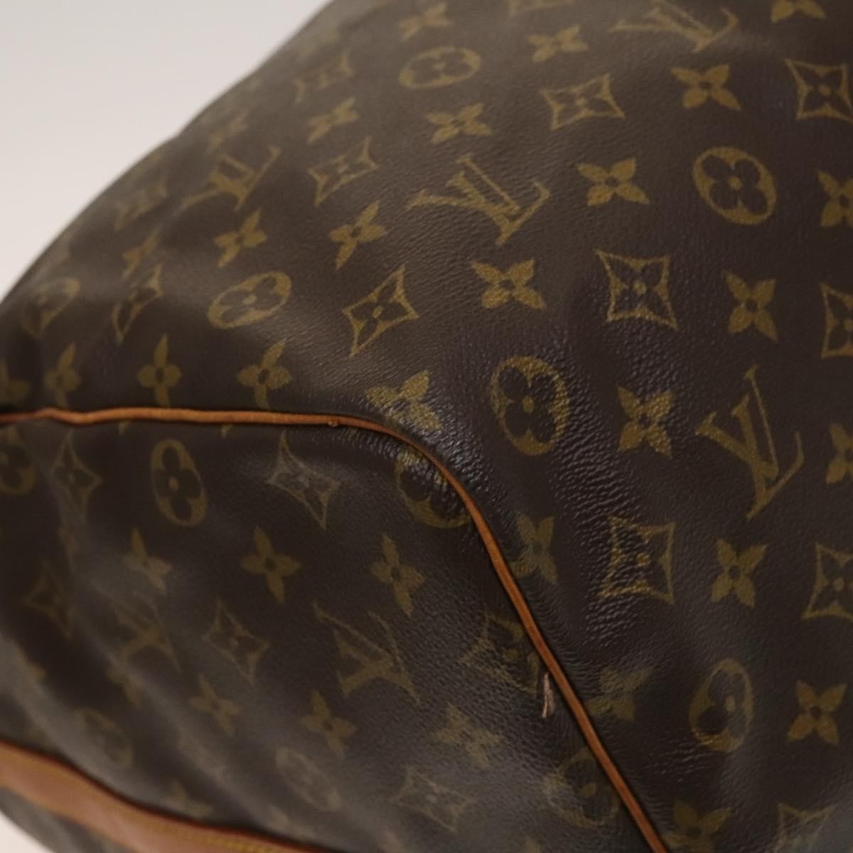Louis Vuitton Keepall Bandouliere Bag Monogram Canvas, BROWN, CANVAS, Travel bag