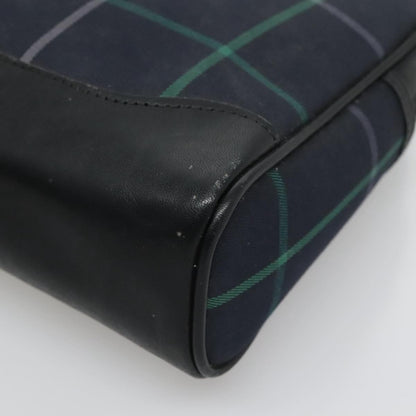Burberry Nova check Pochette Canvas, NAVY, CANVAS, Clutche & pouche