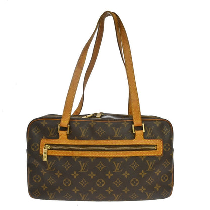 Louis Vuitton Cite Handbag Monogram Canvas, Brown, Canvas, Shoulder Bag