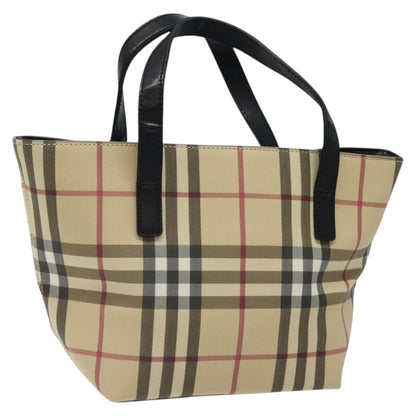 Burberry Nova Check Tote canvas check pattern, BEIGE, CANVAS, Tote bag