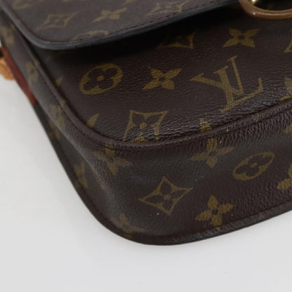 Louis Vuitton Saint Cloud Handbag Monogram Canvas, BROWN, CANVAS, Shoulder bag