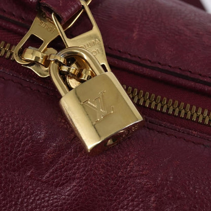 Louis Vuitton Speedy Bandouliere Bag Monogram Empreinte Leather, PURPLE, LEATHER, Handbag