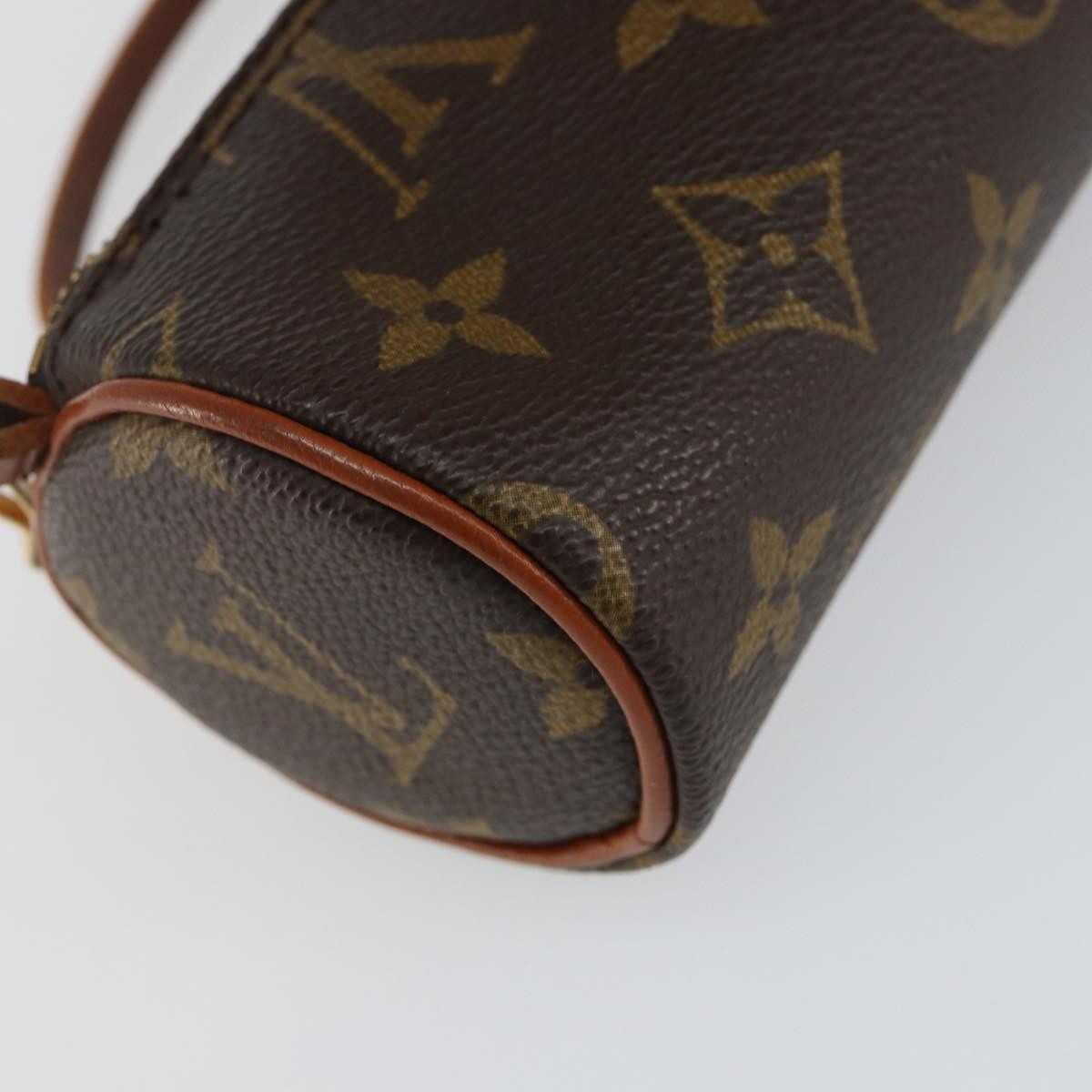 Louis Vuitton Papillon Pochette Monogram Canvas, BROWN, CANVAS, Handbag