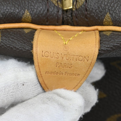 Louis Vuitton Keepall Bag Monogram Canvas, BROWN, CANVAS, Travel bag