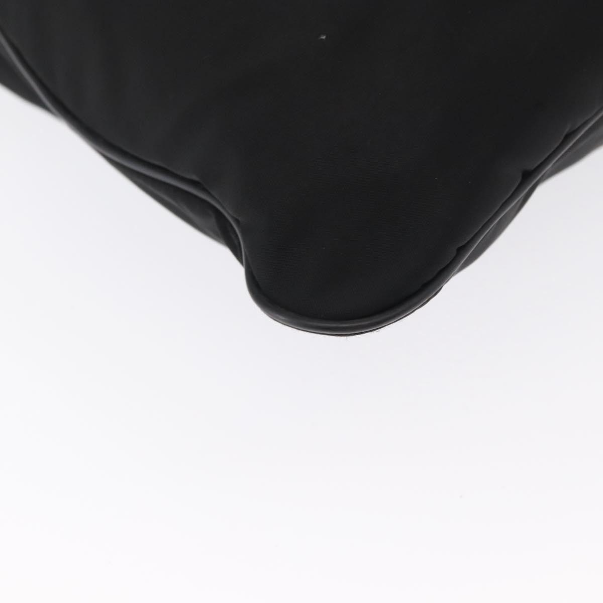Prada Front Pocket Messenger Bag Tessuto, Black, Nylon, Shoulder Bag