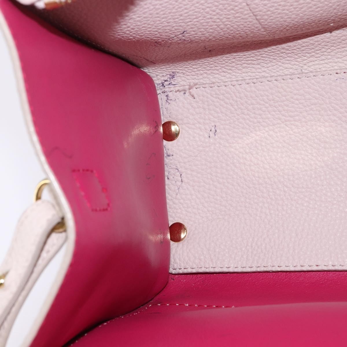 Salvatore Ferragamo Amy Tote Pebbled Leather, BEIGE, LEATHER, Handbag