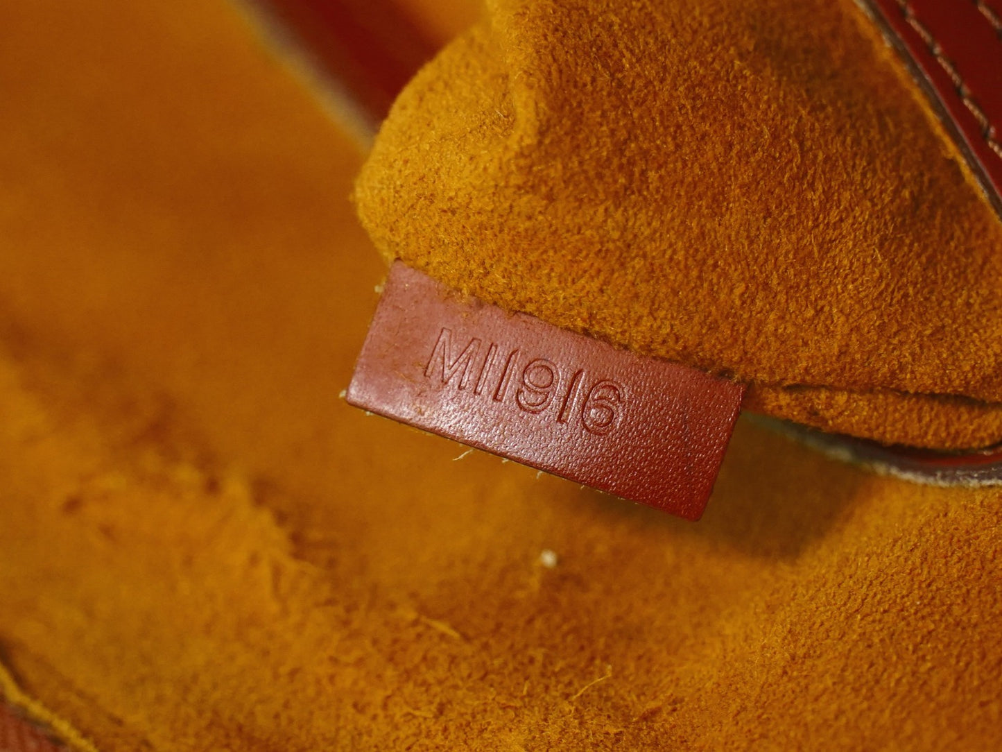 Louis Vuitton Alma Handbag Epi Leather, BROWN, LEATHER, Handbag